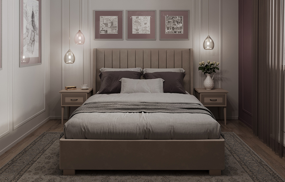 Двуспальные кровати - изображение №6 "Кровать Аделия 160 х 200"  на www.Angstrem-mebel.ru