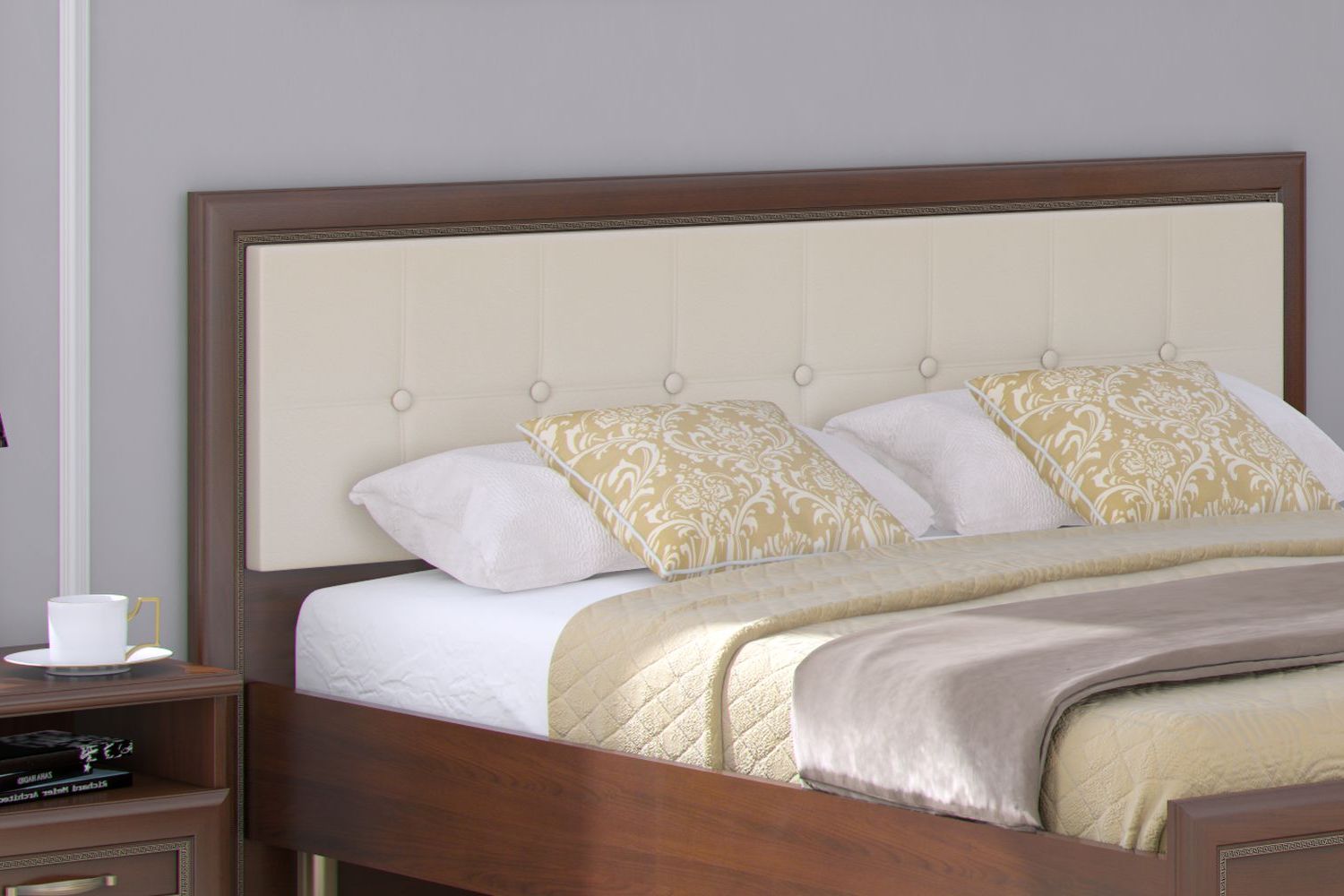 Двуспальные кровати - изображение №4 "Кровать Луара"  на www.Angstrem-mebel.ru