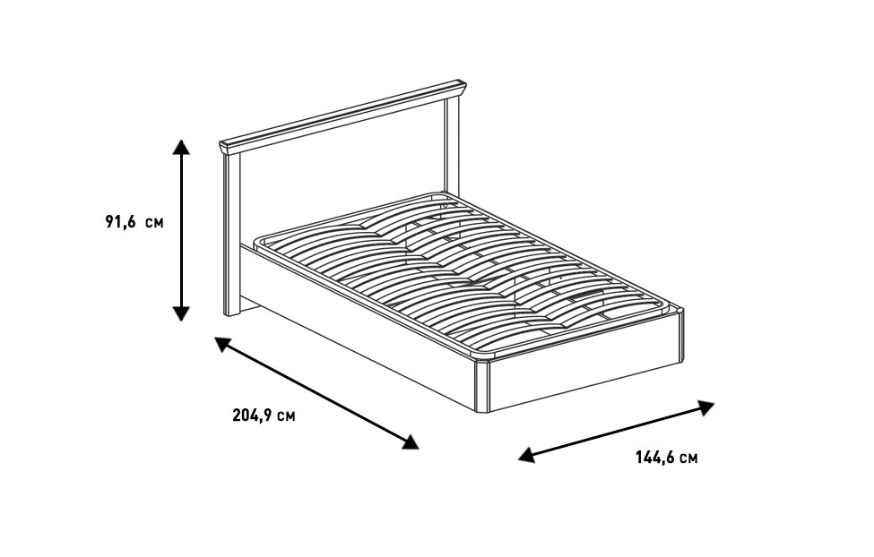 Полутораспальные кровати - изображение №10 "Кровать Магнум"  на www.Angstrem-mebel.ru