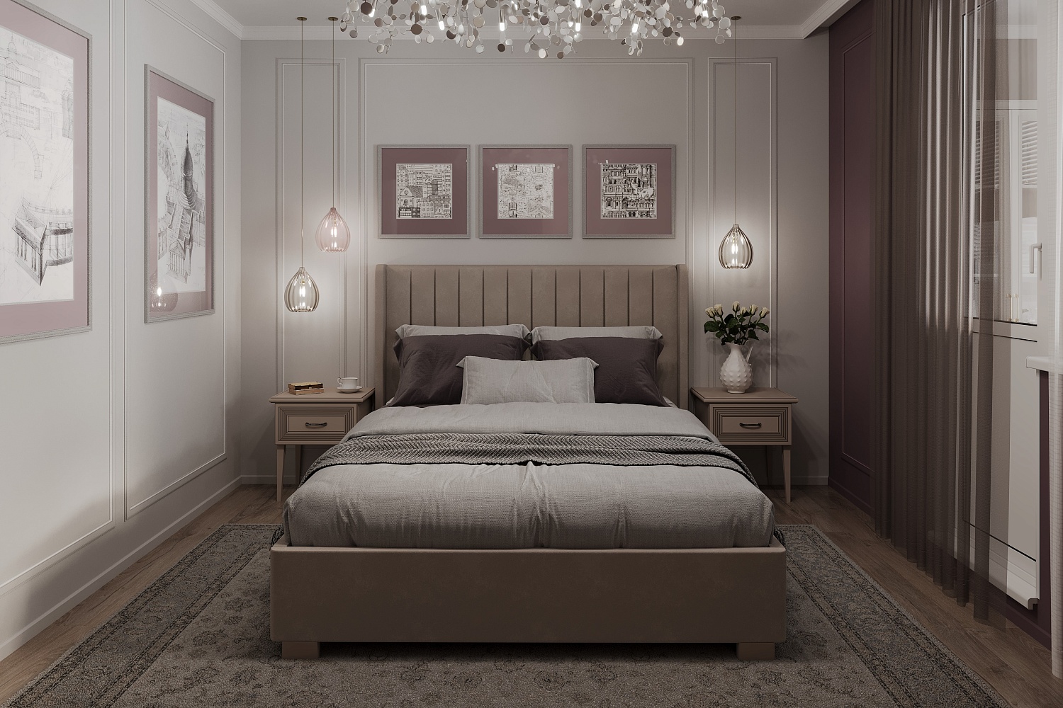 Двуспальные кровати - изображение №3 "Кровать Аделия 160 х 200"  на www.Angstrem-mebel.ru