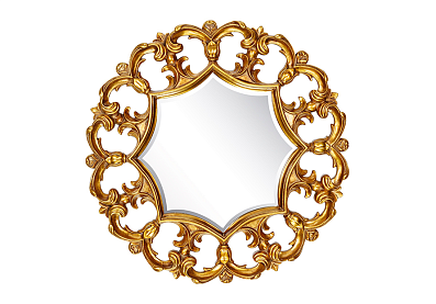 Зеркало в раме Florian Gold, стиль Современный, гарантия 